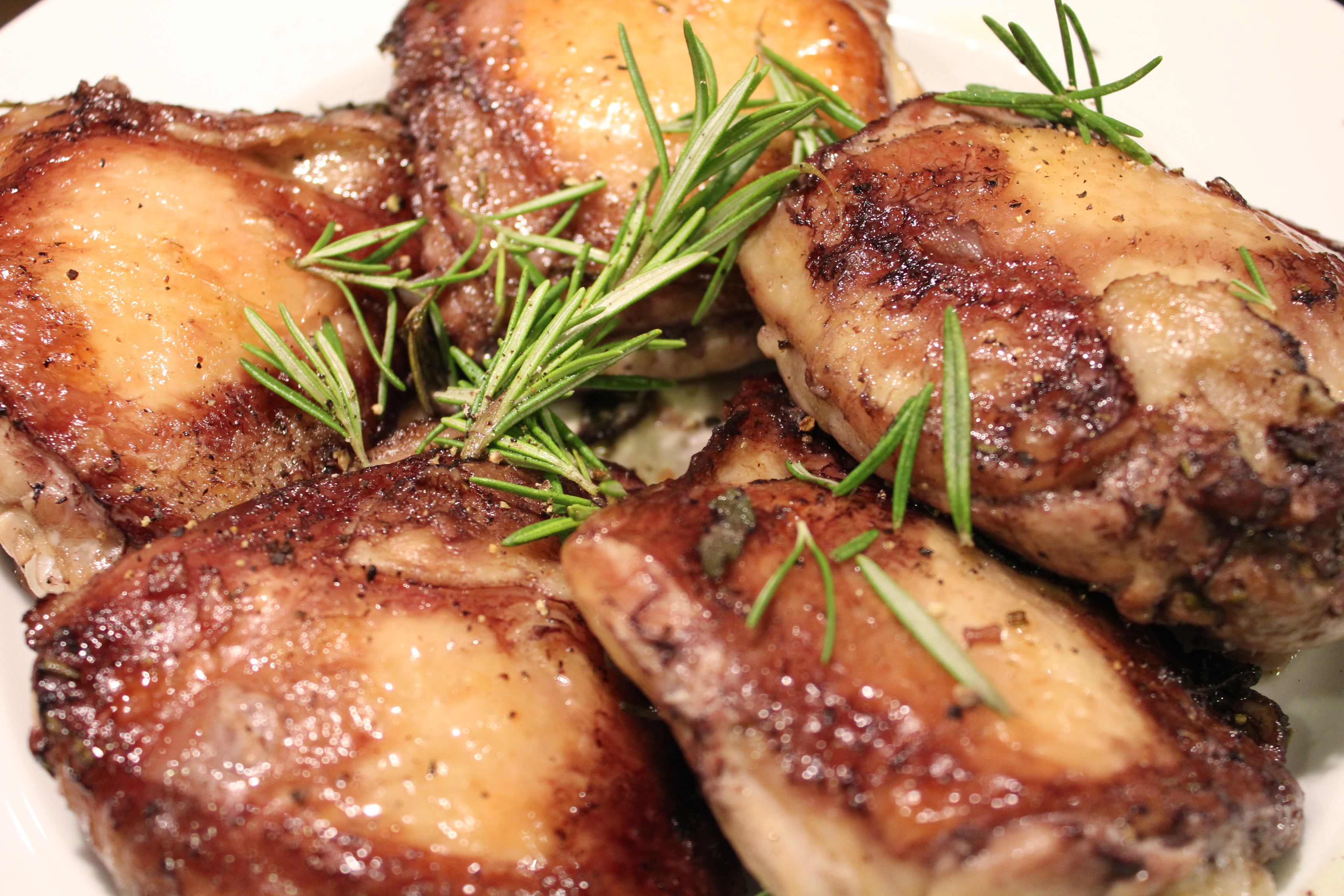 Rosemary Chicken Thighs • Hip Foodie Mom